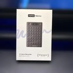 新品未開封】Notta Memo AIボイスレコーダー本体 ブラック - メルカリ