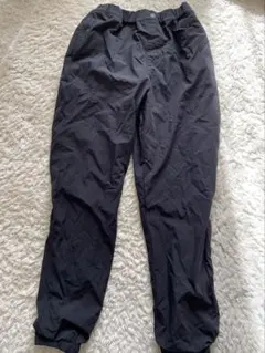 ユニクロ　ストレッチウォームイージージョガーパンツ　黒　150