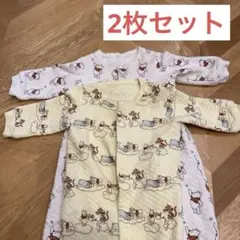 ユニクロ キルト ロンパース プーさん 80 2枚セット
