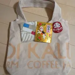 K*可様 KALDI　2026 福袋　トートバッグ　もへじエコバッグ　福茶