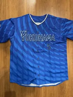 横浜DeNAベイスターズ 番号 5 松尾汐恩選手 Mサイズ レプリカユニフォーム