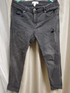 H＆Мジーパン ダメージ加工 サイズ42P 大きいサイズ