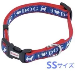 Petioリトルエンジェル ラブドッグカラー SS ブルー 超小型犬用首輪のサムネイル