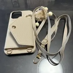 スマホケース ショルダーストラップ付き　iPhone 16 Pro