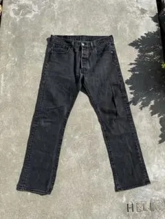 【良フェード】リーバイス 501 ブラックデニム W32 メキシコ製 墨黒