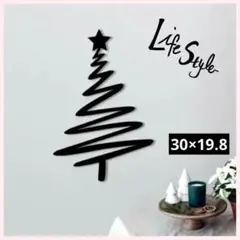 アイアン　ウオールアート56 クリスマスツリー インテリア雑貨　北欧風