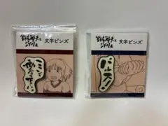 鈴木敏夫とジブリ展 文字ピンズ
