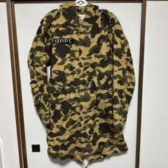古着 USED APE エイプ 1st CAMO イエロー コート Mサイズ