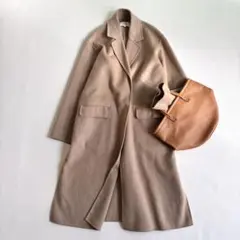 ビューティーアンドユース＊ビーバーリバーテーラードコート ロング　ベージュ　S