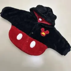 【ディズニー】ミッキー　ジャケット　ポンチョ　フリース　アウター 80-90