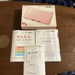任天堂 Newニンテンドー3DS LL ピンク×ホワイト 空箱のみ