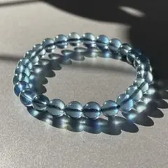 アクアマリンストレッチブレスレット