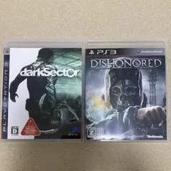 PS3 ソフト2本セット①ダークセクター ②Dishonored