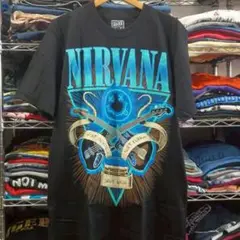 ニルヴァーナ 両面プリント バンドＴシャツ L
