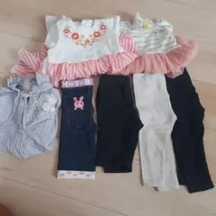 ベビー服 長袖 ズボン ミキハウス未使用あり まとめ売り 80cm