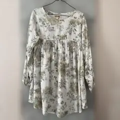 カリネ caliner 花柄チュニックワンピース　インド製