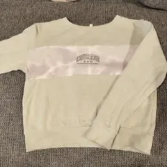 Courage プリント トレーナー (ライトグリーン)