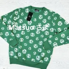 J.LINDEBERGジェイリンドバーグ ロゴマークドット クルーネックセーター