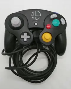 ゲームキューブコントローラー　スマブラブラック
