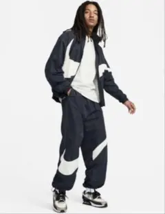 新品未使用　2XLサイズ　NIKE ビッグスウッシュ ウーブンセットアップ
