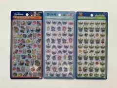 ボンボンドロップシール ミニ　ズートピア　スティッチ　エイリアン　3点セット