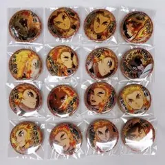 鬼滅の刃 無限列車編 遊郭編 44mmくじ引き 缶バッジ 煉獄杏寿郎