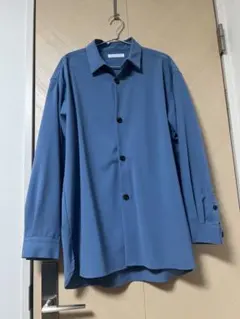 色違い有 SENSE OF PLACE ブルー 長袖シャツ M