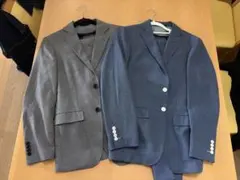 【美品】オリヒカセットアップ　スーツ上下　2セット（グレー・ブルー）