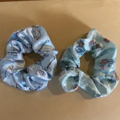 シナモンロール、ハンギョドンシュシュ　水色、グリーン