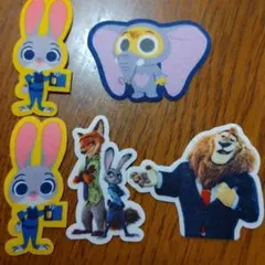 ダイソーシールワッペンズートピア