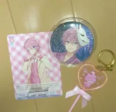 すとぷり さとみくん 缶バッジ キーホルダー カード