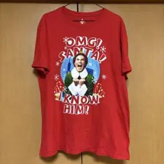 映画エルフTシャツ　半袖　赤　Lサイズのサムネイル