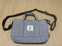 SNOOPY スヌーピー 2way トートバッグ ショルダー