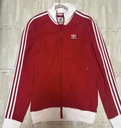 adidas ベッケンバウアー トラックジャケット レッド×ホワイトのサムネイル