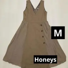 ワンピース　Honeys Mサイズ　未使用　ジャンスカ