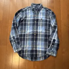 Polo Ralph Lauren 長袖シャツ 青　水色　リネン　140 男の子