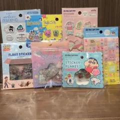 たまごっち★しんちゃん他★セリアシール8点セット★