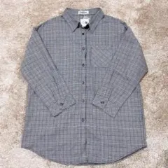チェック柄シャツ Mサイズ オーバーサイズ レディース ブラウス シャツ