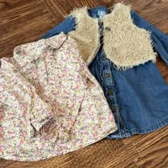 zara、GAP、ベビーシャツ フリース付き 9/12ヶ月〜18ヶ月