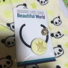 嵐 Beautiful World 会場限定 ヘアゴム 京セラ 黄色
