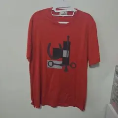HERMES レッド Tシャツ グラフィックプリントのサムネイル