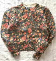 フラワー ニット