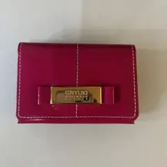 GNYUKI ピンク 名刺入れ 箱付き