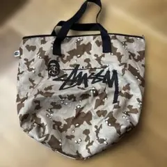 BAPE X STUSSY コラボ　付録 ナイロントートバッグ
