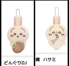 ちいかわくじ　うさぎだらけくじ D賞　ぬいぐるみバッジ どんぐりDJ