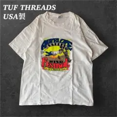 USA製90s TUF Threads ヴィンテージTシャツ　シングルステッチ