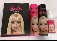 美品Barbie ネイルケアセット ネイルワイプ リムーバー クリーナーのサムネイル