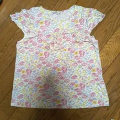 anyFAM キッズ Tシャツ 花柄 フリル 140cmのサムネイル