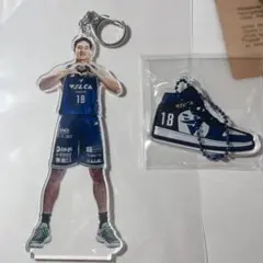馬場雄大 長崎ヴェルカ アクリルキーホルダー、ガチャガチャキーホルダーセット