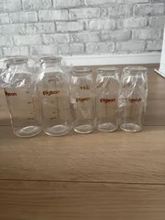 pigeon 哺乳瓶 5本セット ガラス製